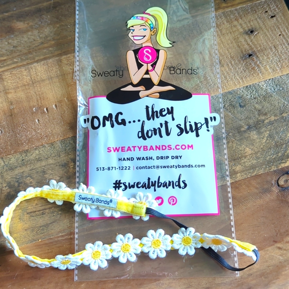 Daisy Chain Headband | Yellow | 3/8 Inch